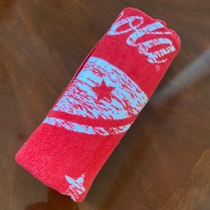 Coca cola towel